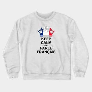 Keep Calm And Parle Français (France) Crewneck Sweatshirt